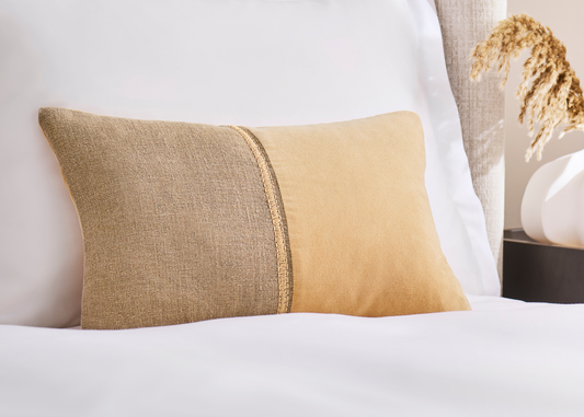 Christy "Menton" Decorative Filled Cushion in Camel