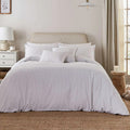 Murmur Florin Duvet Cover Set in Linen