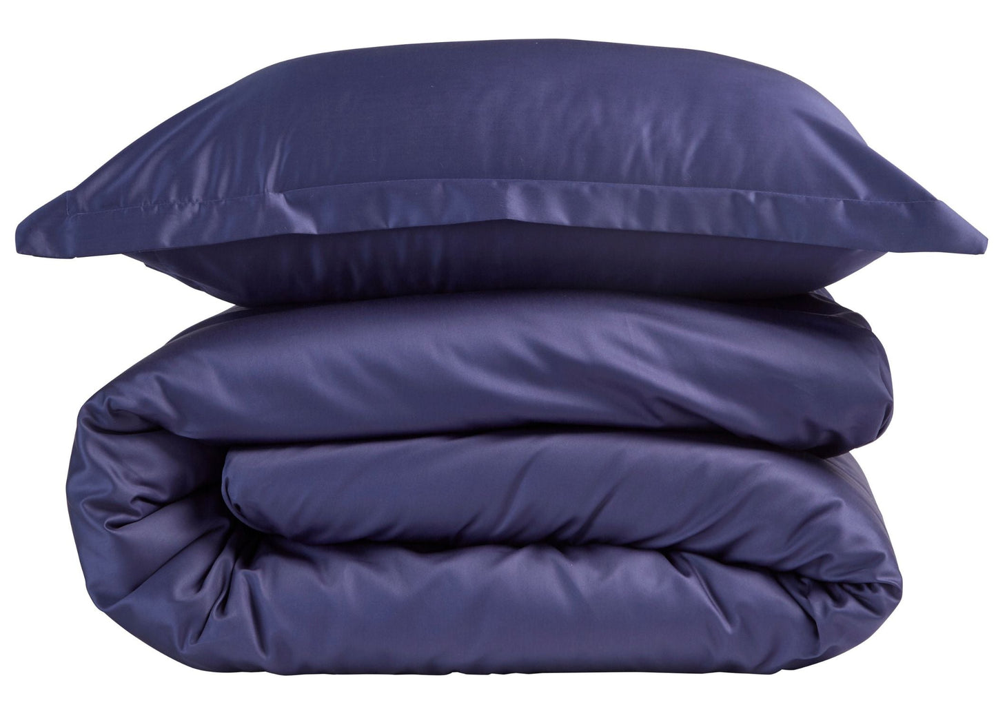 Christy "400 TC Sateen" Plain Dyed Sheets in Colour Navy