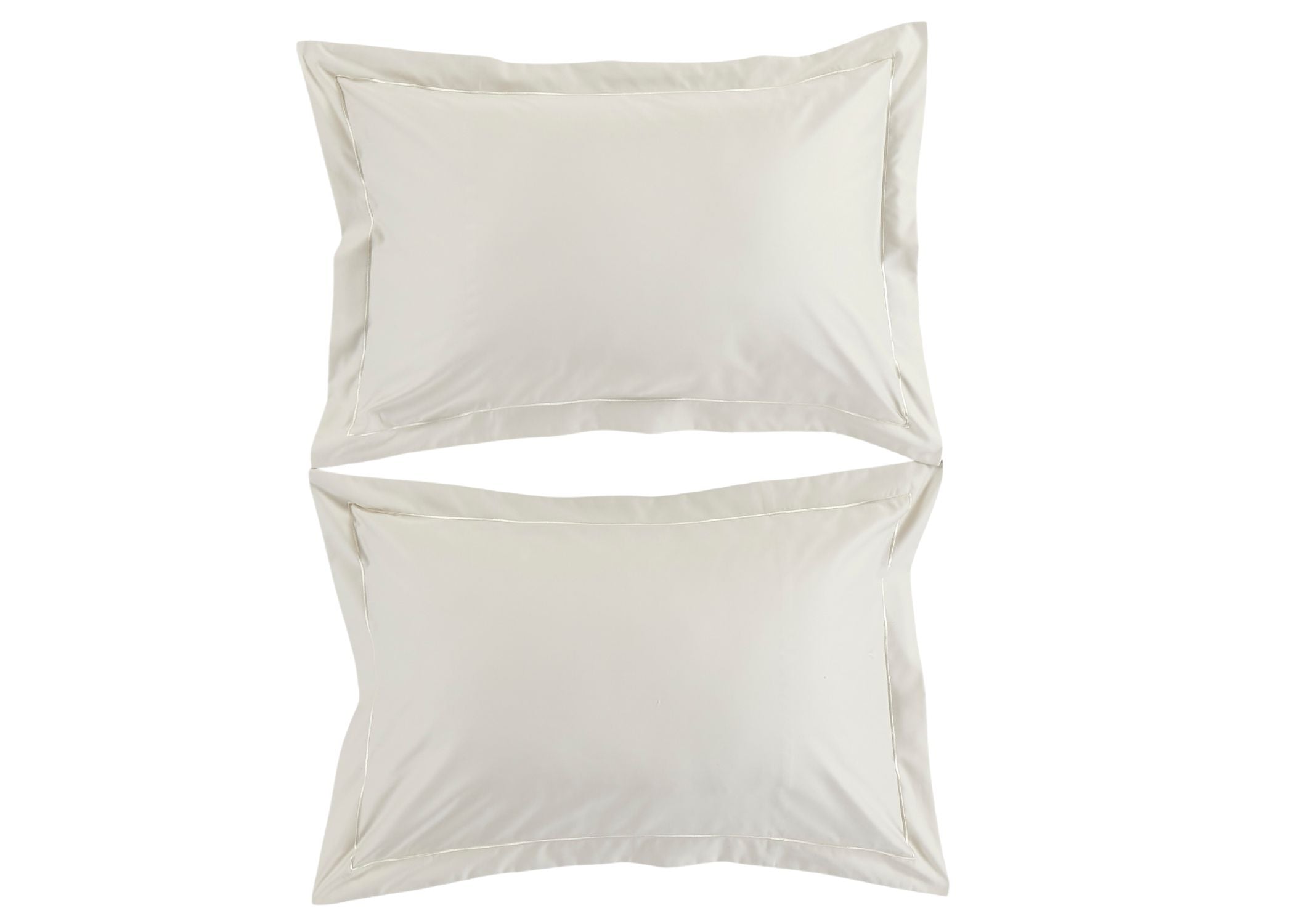 500TC Hygro Cotton Sateen Bed Linen with Parchment boarder Stitch
