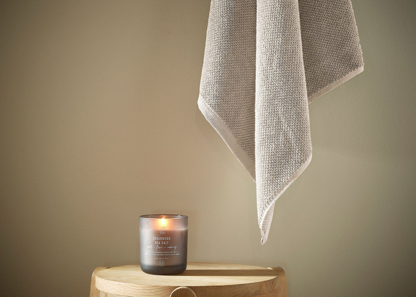 Christy "Brixton" Bath Towels Collection in Pebble