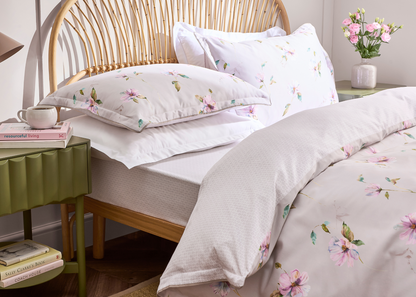 Christy "Perdita" Duvet Cover Set in Blush