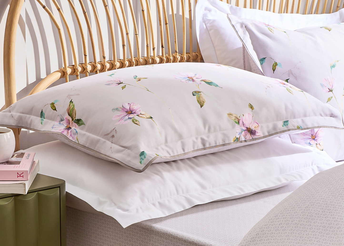 Christy "Perdita" Duvet Cover Set in Blush