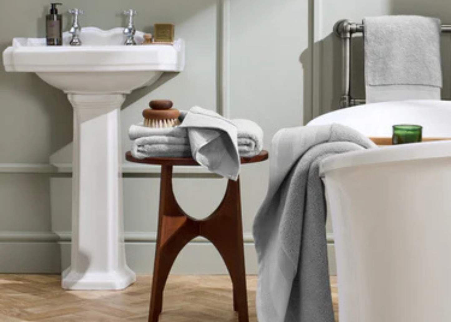 Christy "Signature" Bath Towels Collection in Platinum