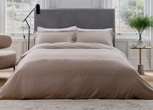 Bedeck of Belfast "Ravello" Duvet Cover Set in Truffle