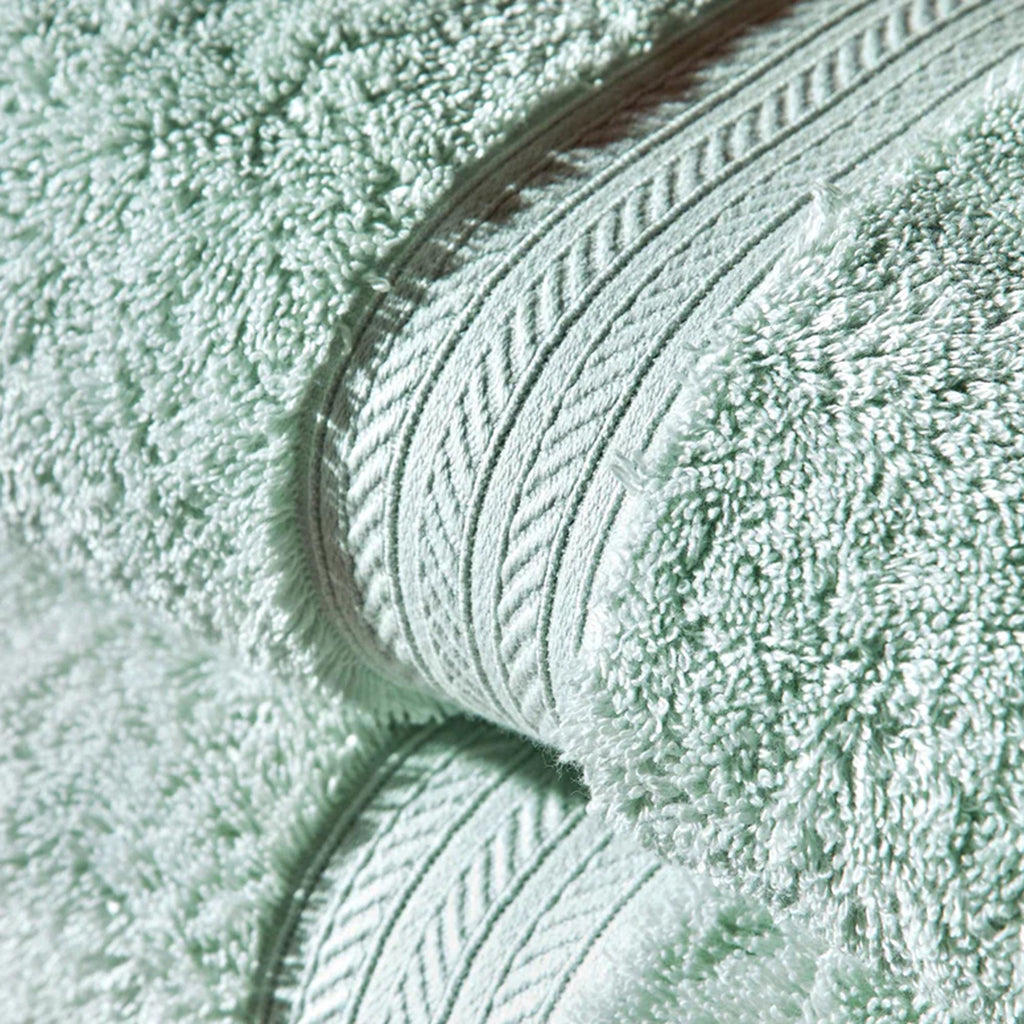 Renaissance Egyptian Cotton Bath Towels Collection in Eggshell Blue