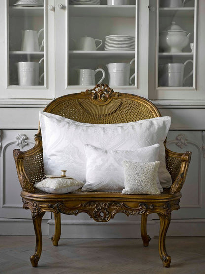 Christy "Rochester" Jacquard Bed Linen in White