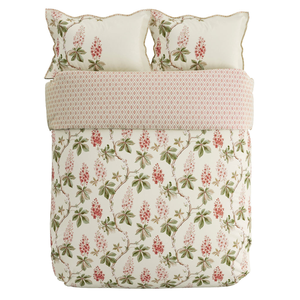 Chestnut Tree Duvet Cover Set in Coral