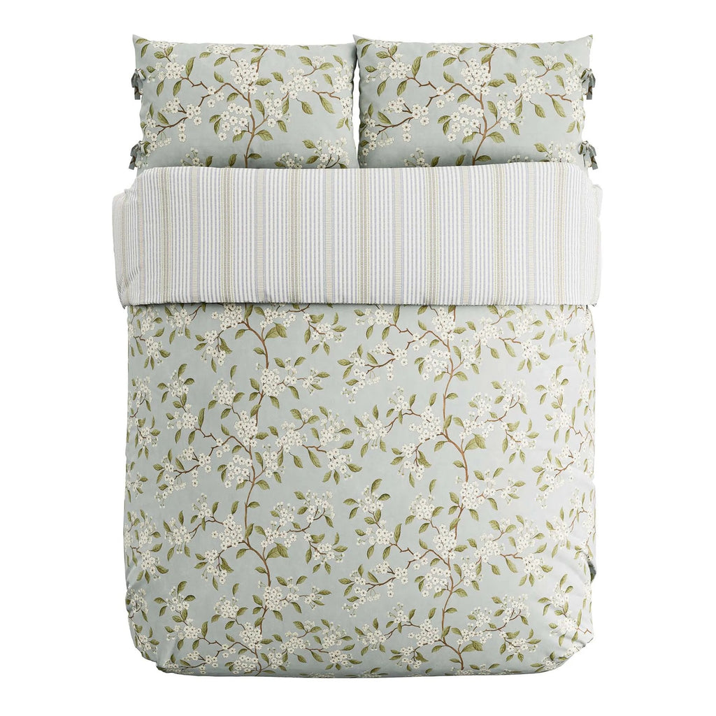 Damson Blossom Duvet Cover Set in Porcelain