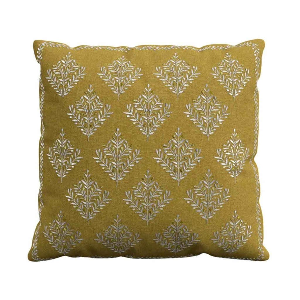 Catherinae Duvet Filled Cushion in Hay (Gold)