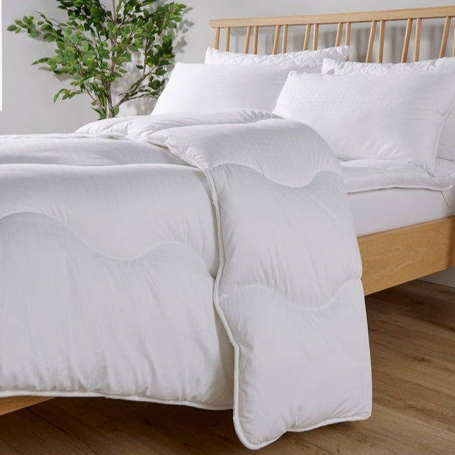 Sateen Touch Anti Allergy 10.5 Tog Duvet in White