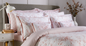 Christy "Toile" Filled Cushion in Blush