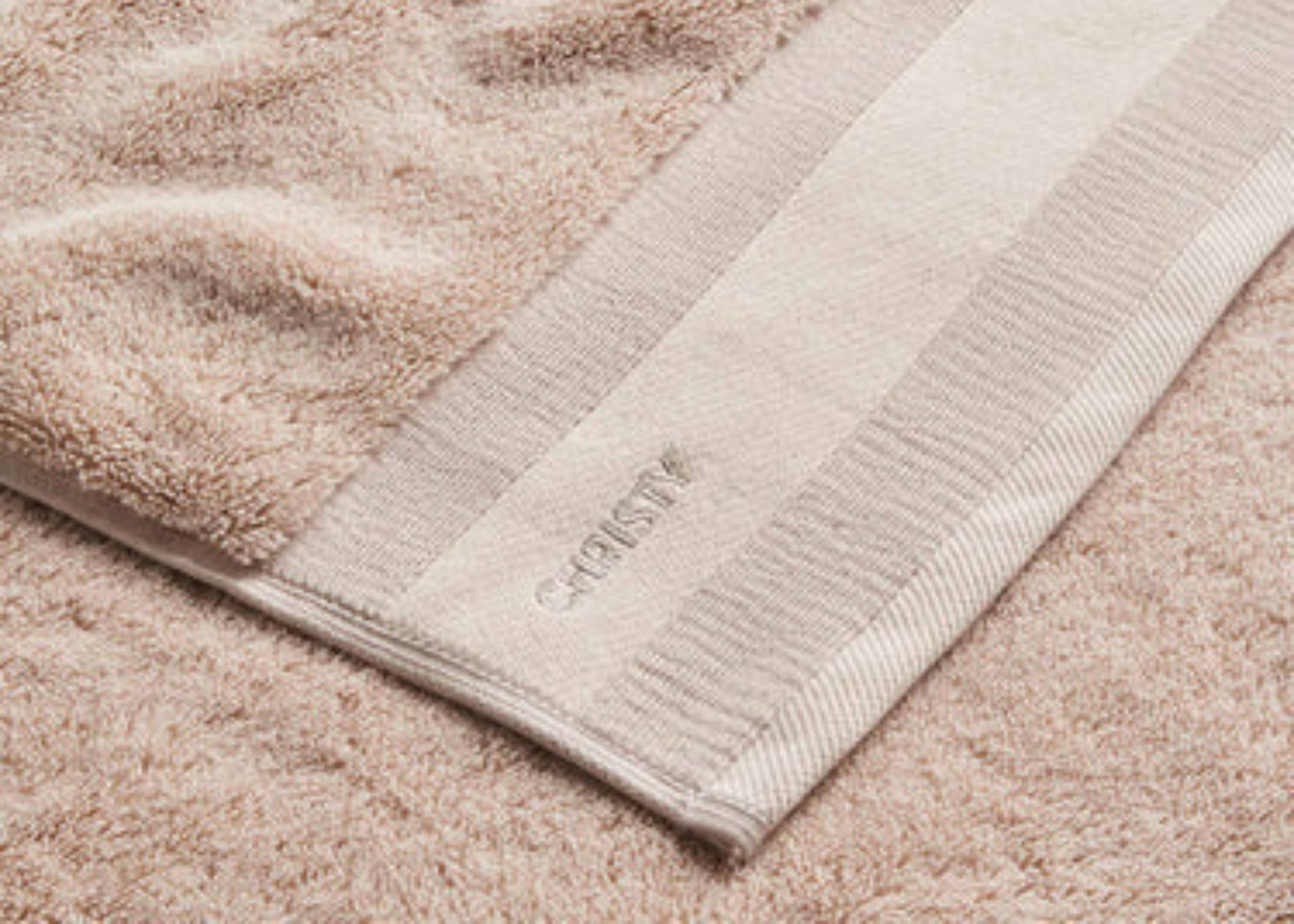 Christy "Signature" Bath Towels Collection in Shell Pink