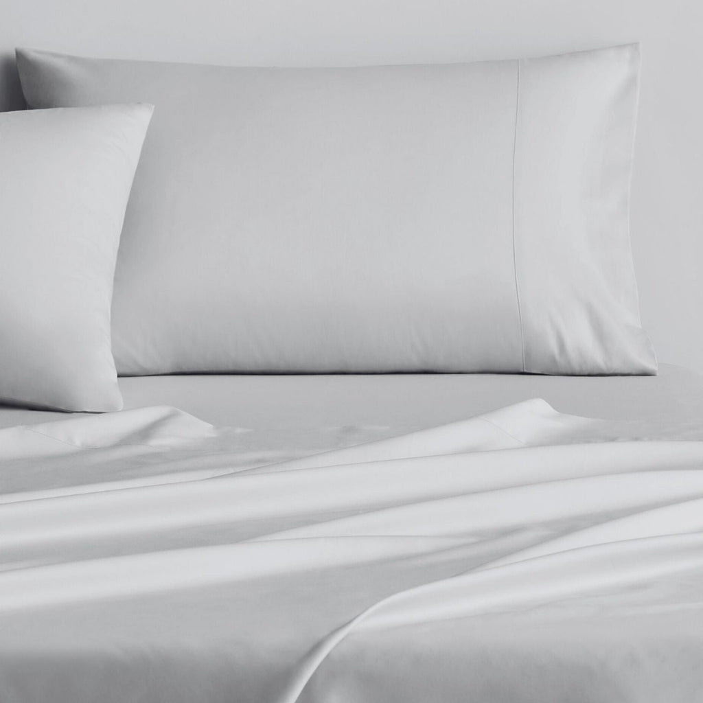 500 TC Cotton Sateen Flat Sheet in Silver