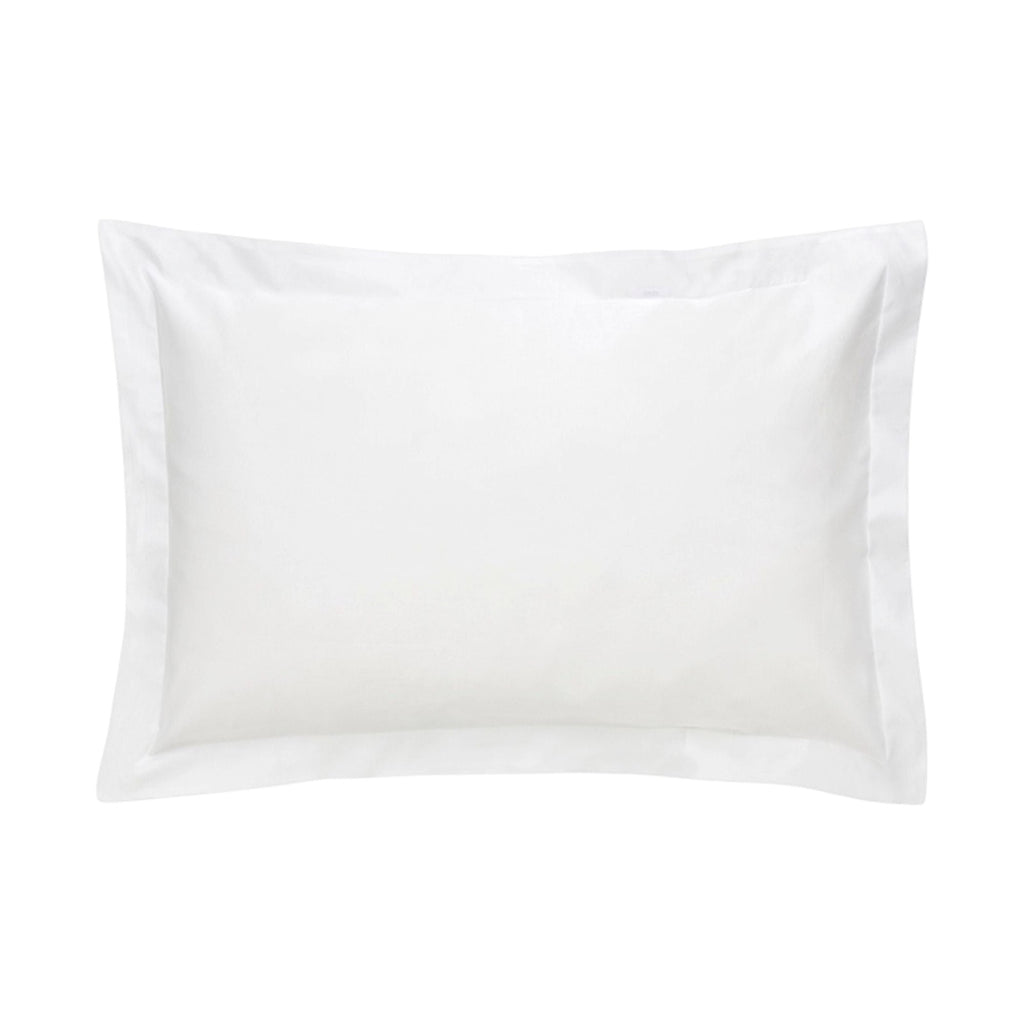500 TC Cotton Sateen Fitted Sheet in Snow
