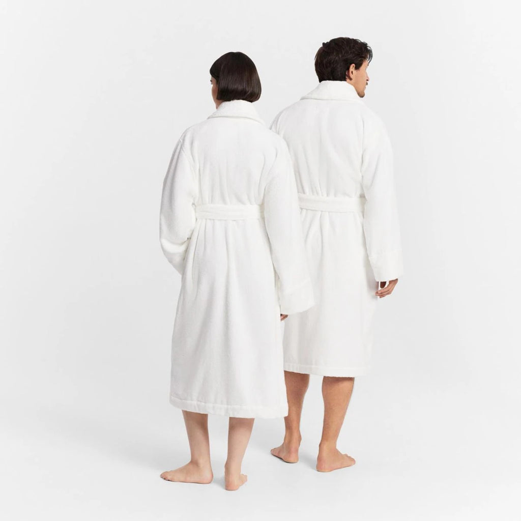 Aven Bath Robe in White
