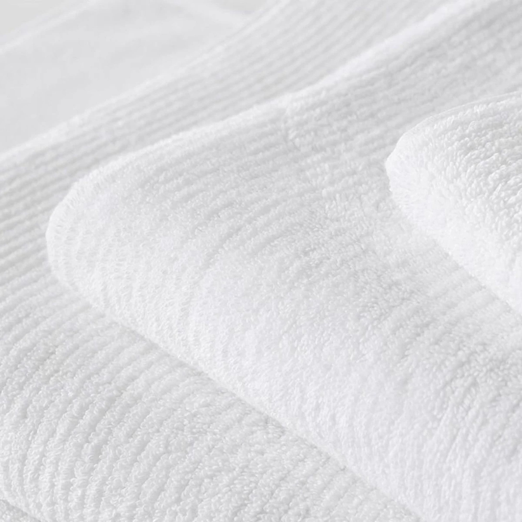 Living Textures Towel Collection in White