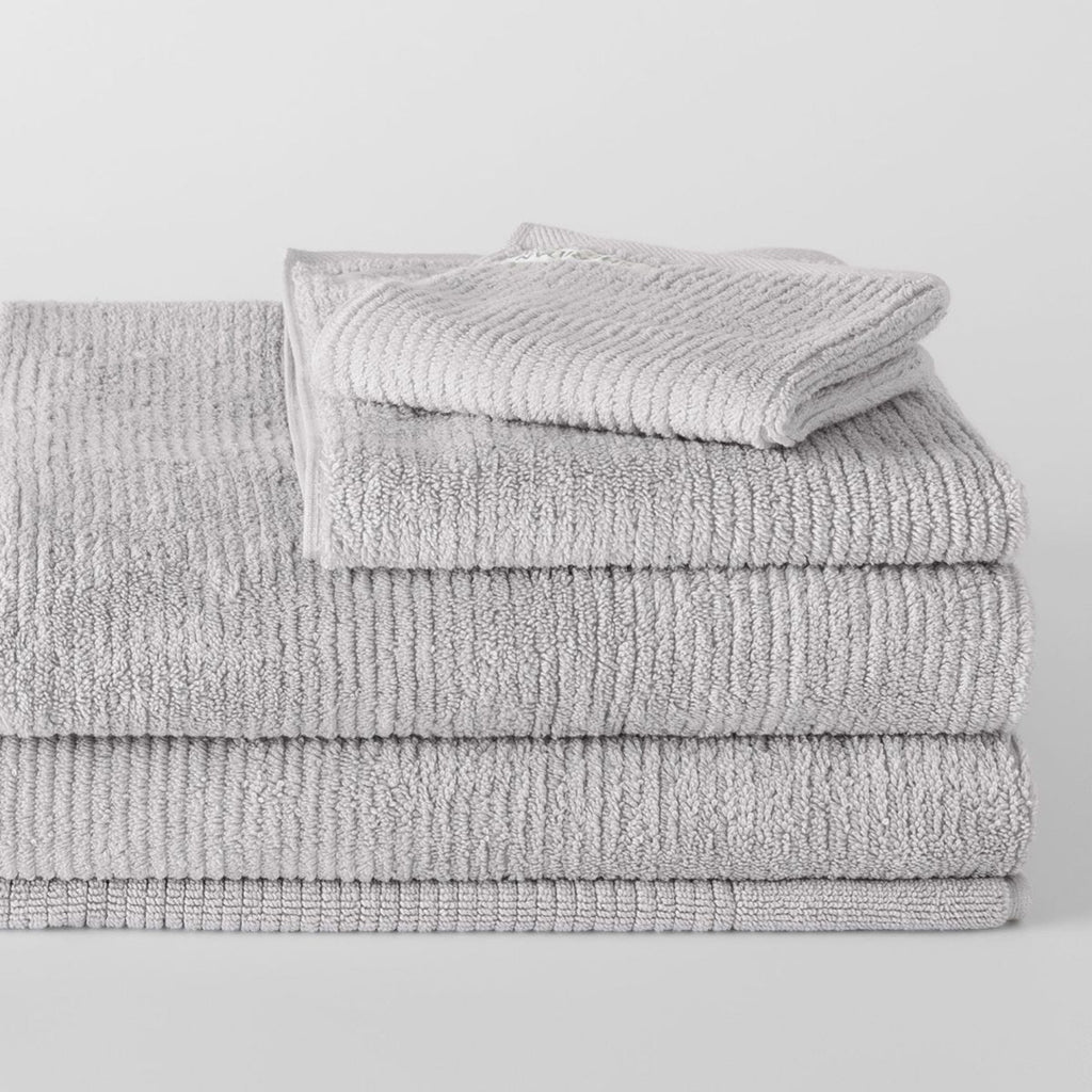 Living Textures Towel Collection in Silver Grey