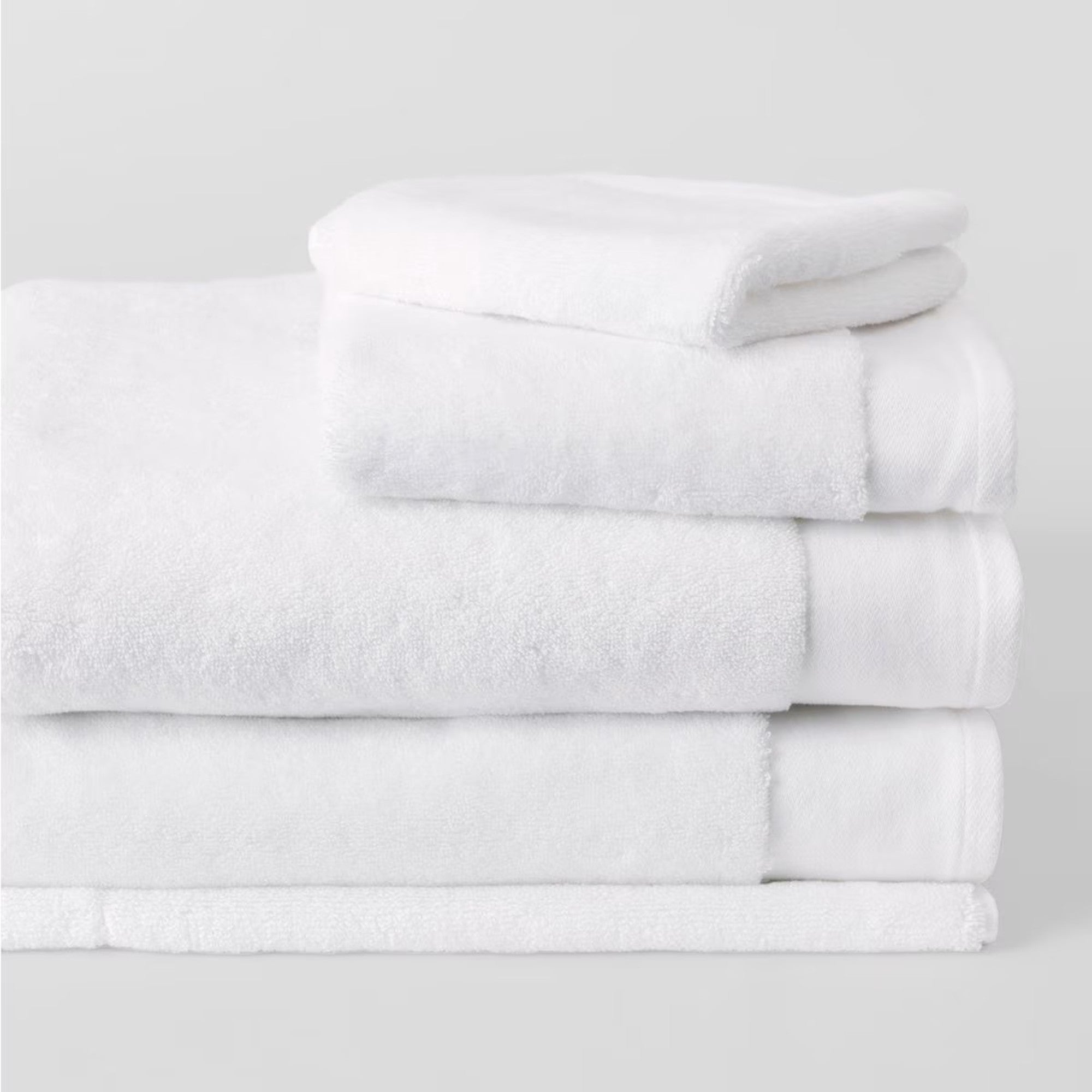 Luxury Retreat Towel Collection in White