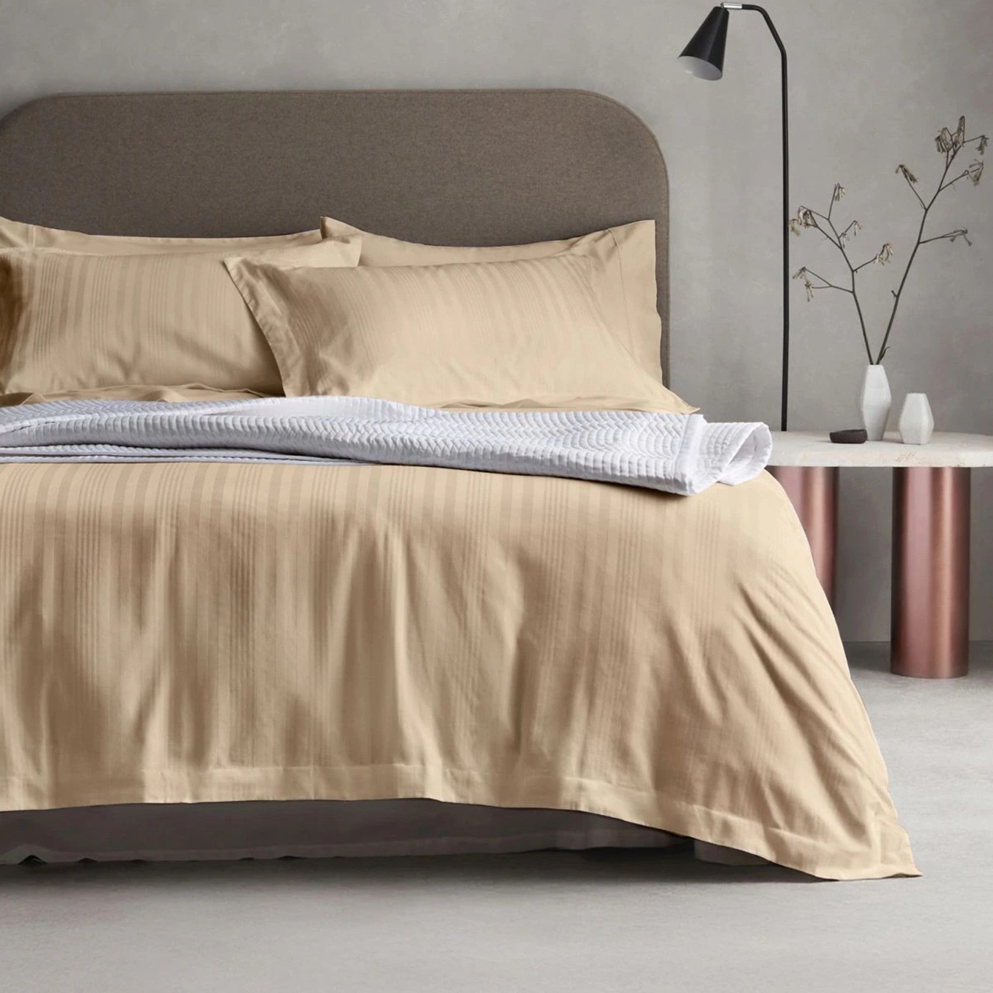 Newmark Duvet Cover Set in Almond