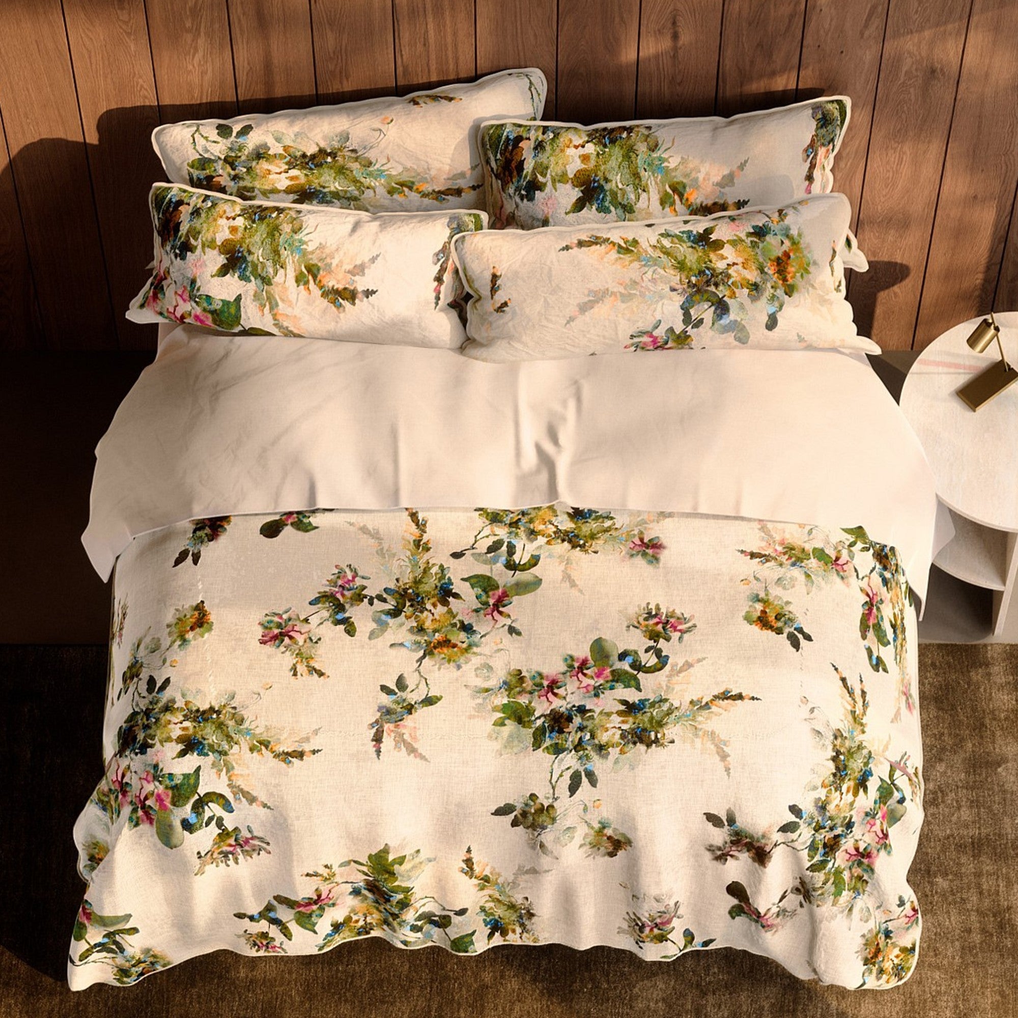 Reilly Floral Duvet Cover Set in Natural