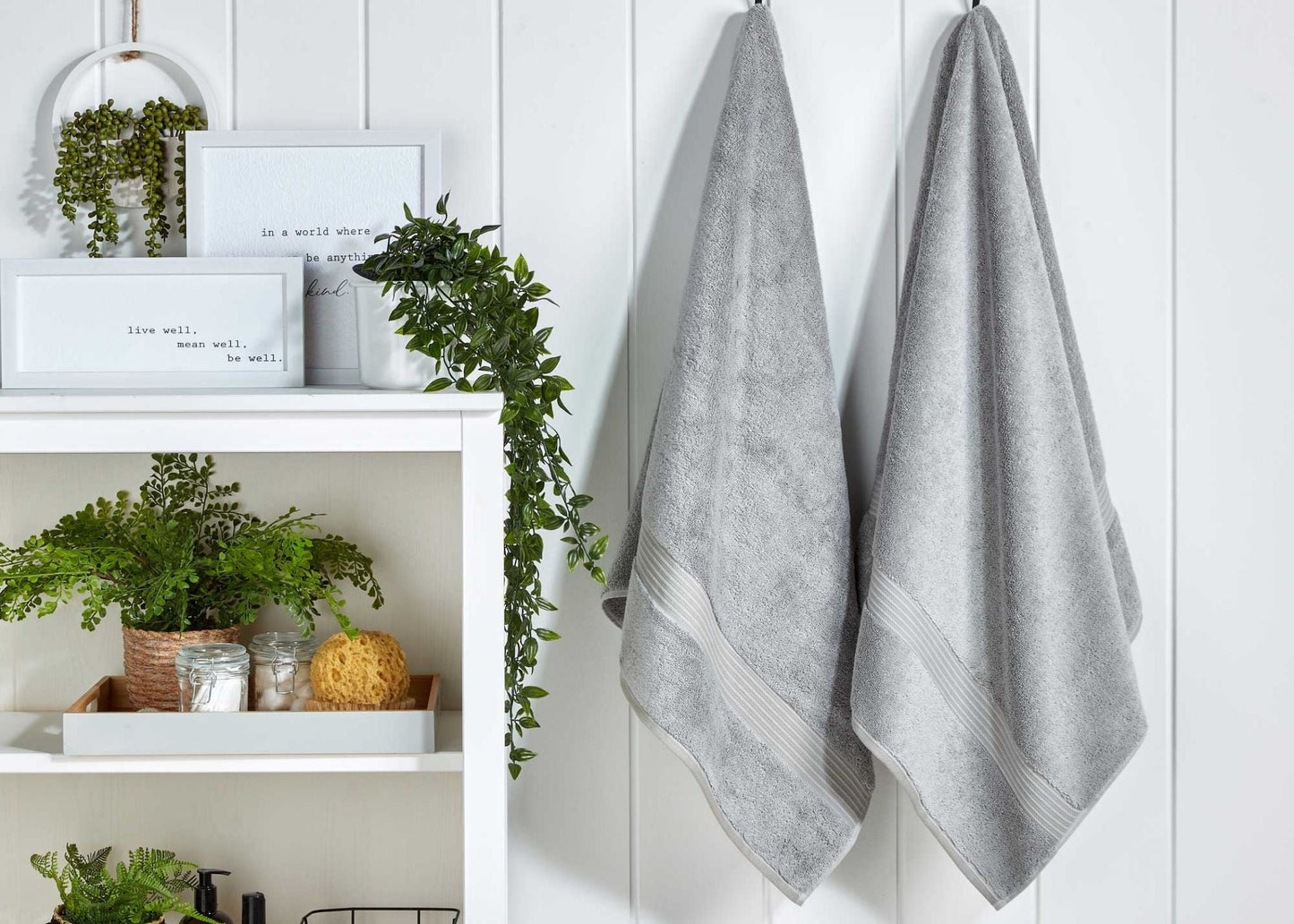 Christy "Supreme" Bath Towels & Mat Collection in Silver