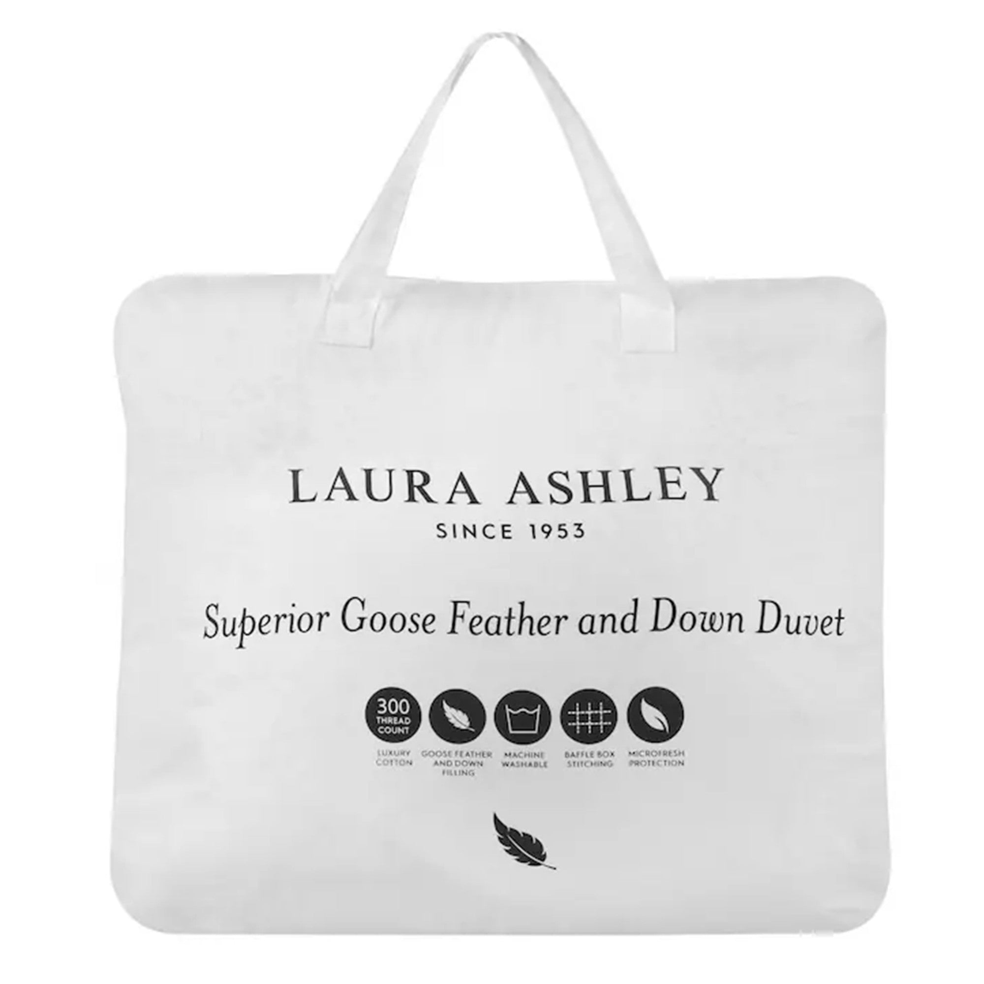 Superior Goose Feather & Down 10.5 Tog Duvet in White