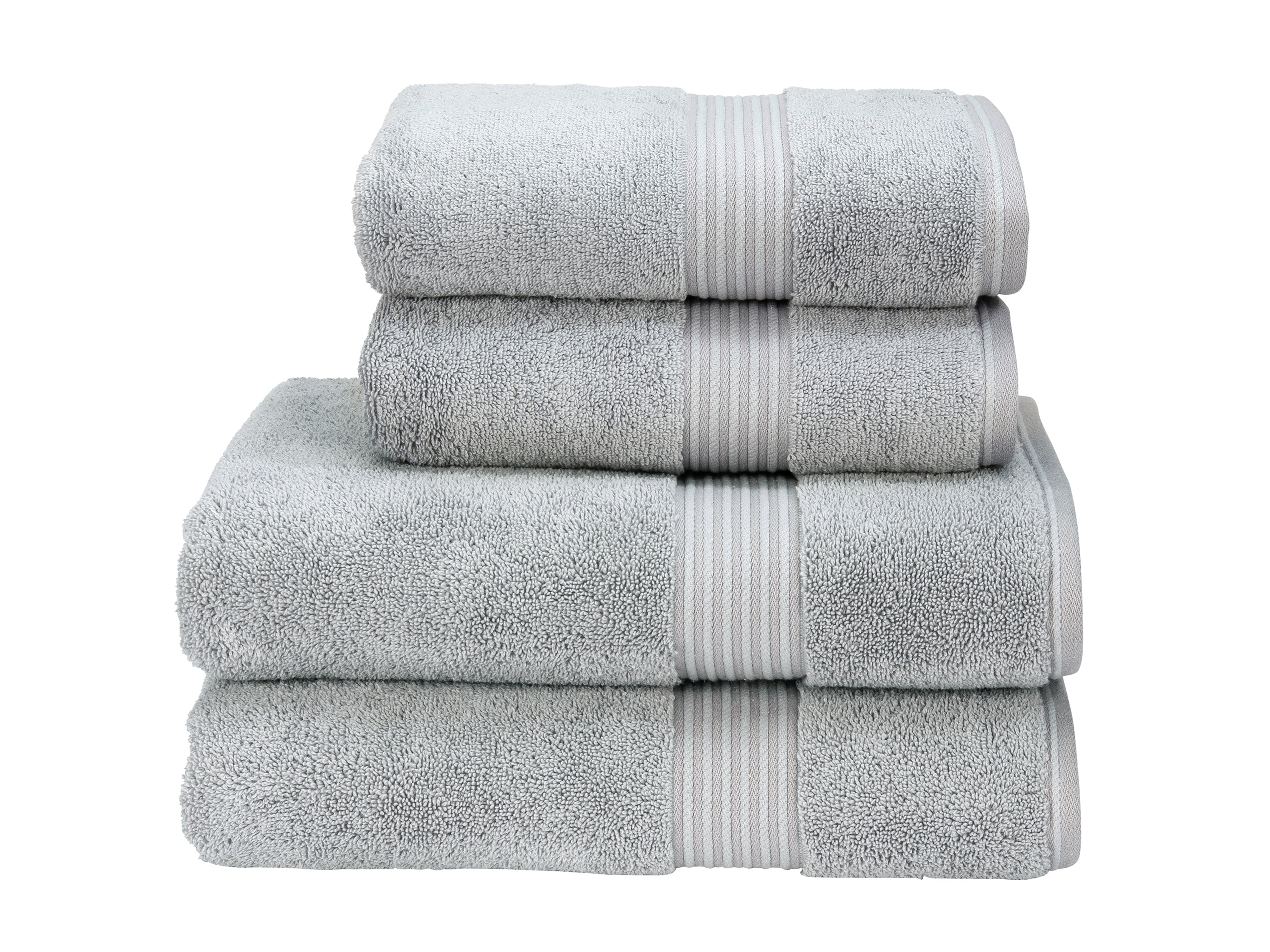 Christy "Supreme" Bath Towels & Mat Collection in Silver