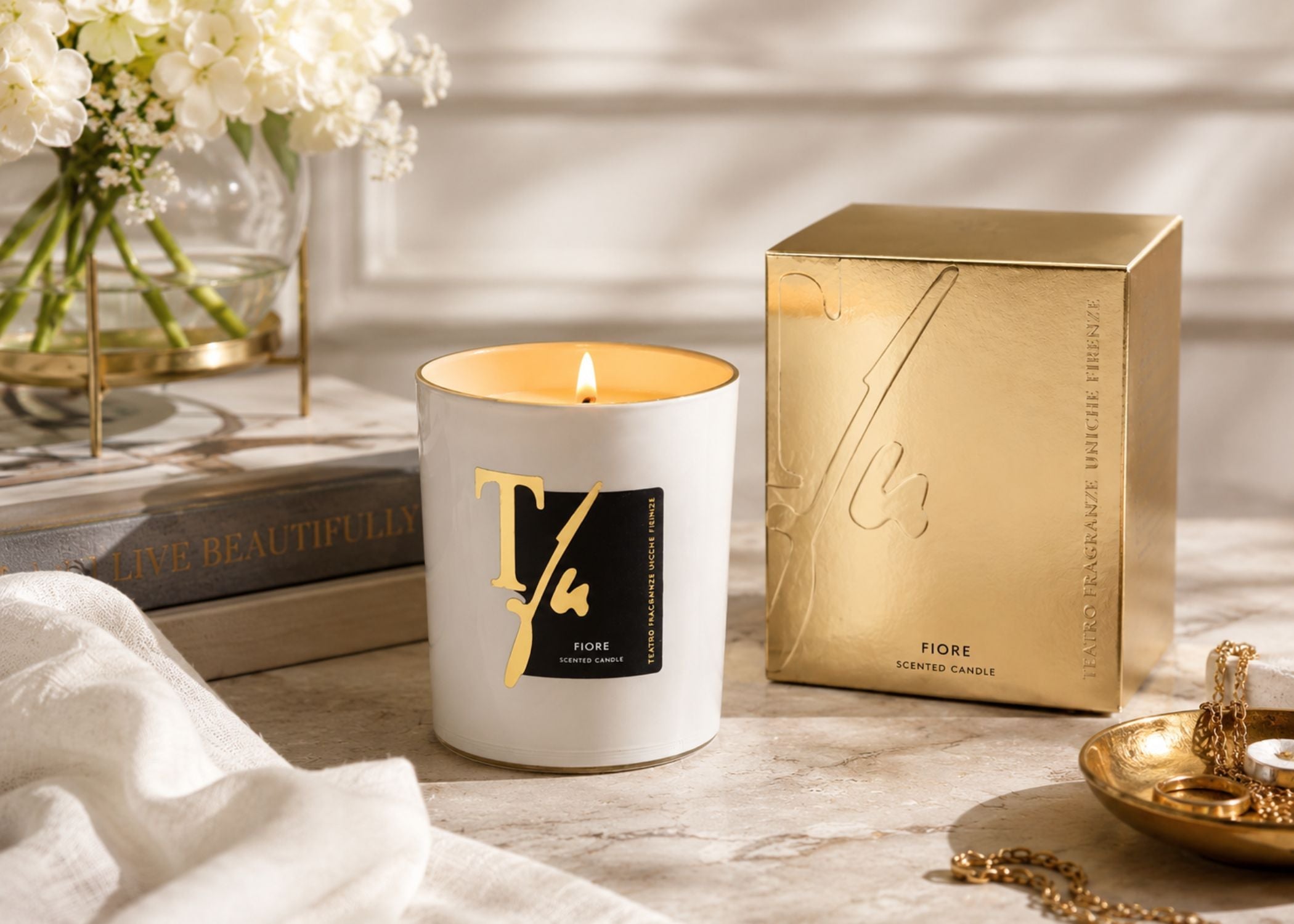 Teatro "Fiore" Scented Candle -180g