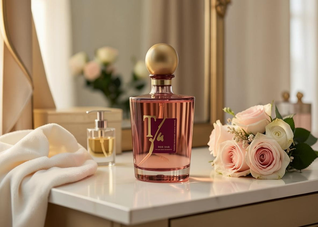 Teatro "Rose Oud" Diffuser Gift Box with Amber Transparent Vase & Sticks - 1500 ml