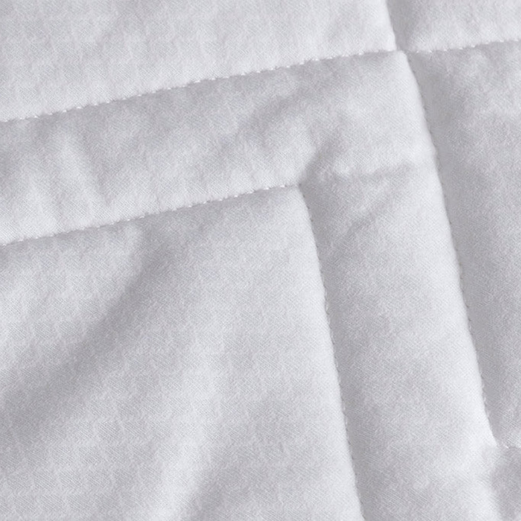 Igloo 100% Cotton Quilted Mattress Protector White