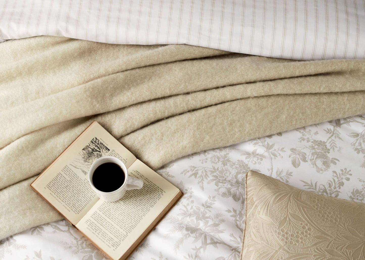 Laura Ashley "Walled Garden" Duvet Cover Set in Dove Grey