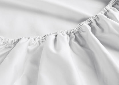 Christy "500TC Hygro Cotton Sateen" Bed Linen with White boarder Stitch