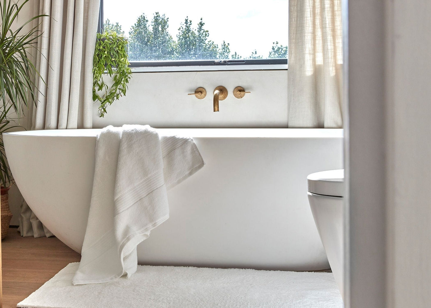 Christy "Supreme" Bath Towels & Mat Collection in White