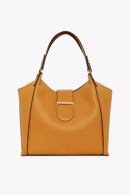 Jasper Conran "Brielle" 3-Section Shoulder Bag in Mustard