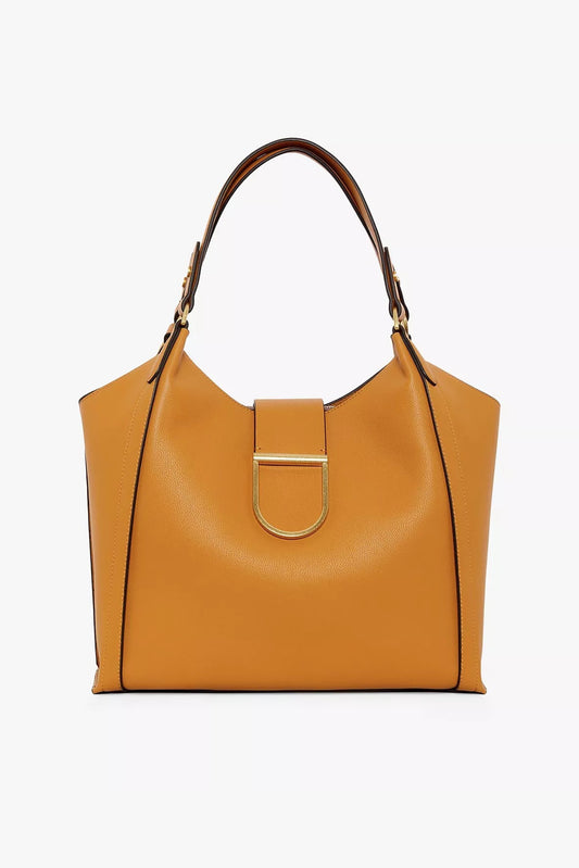 Jasper Conran "Brielle" 3-Section Shoulder Bag in Mustard