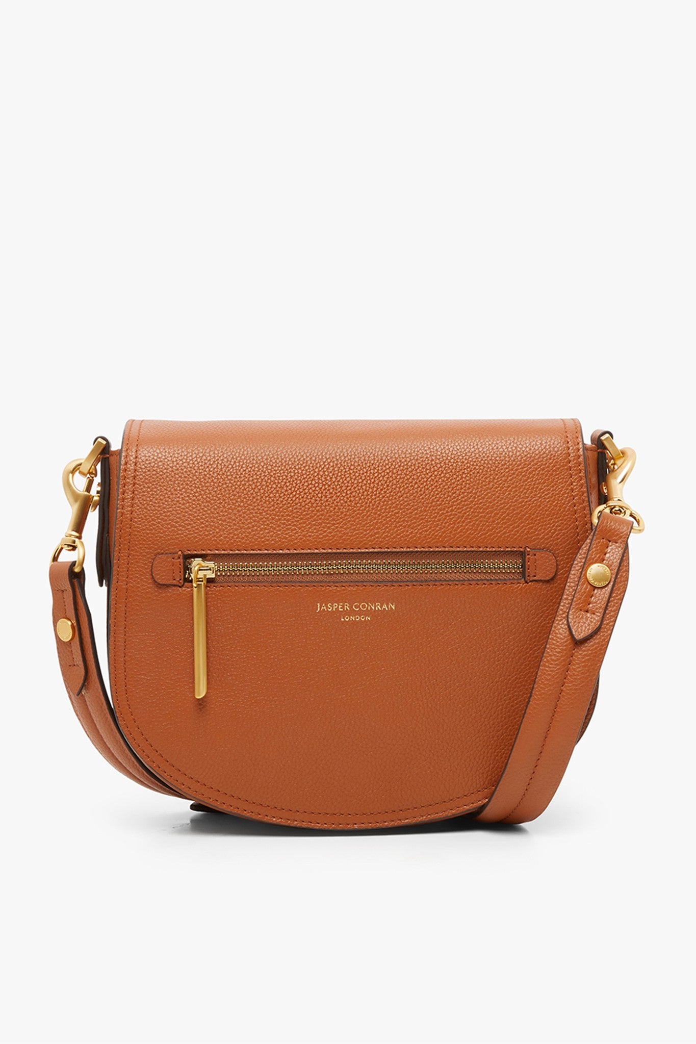 Jasper Conran "Darcey" Saddle Bag in Tan