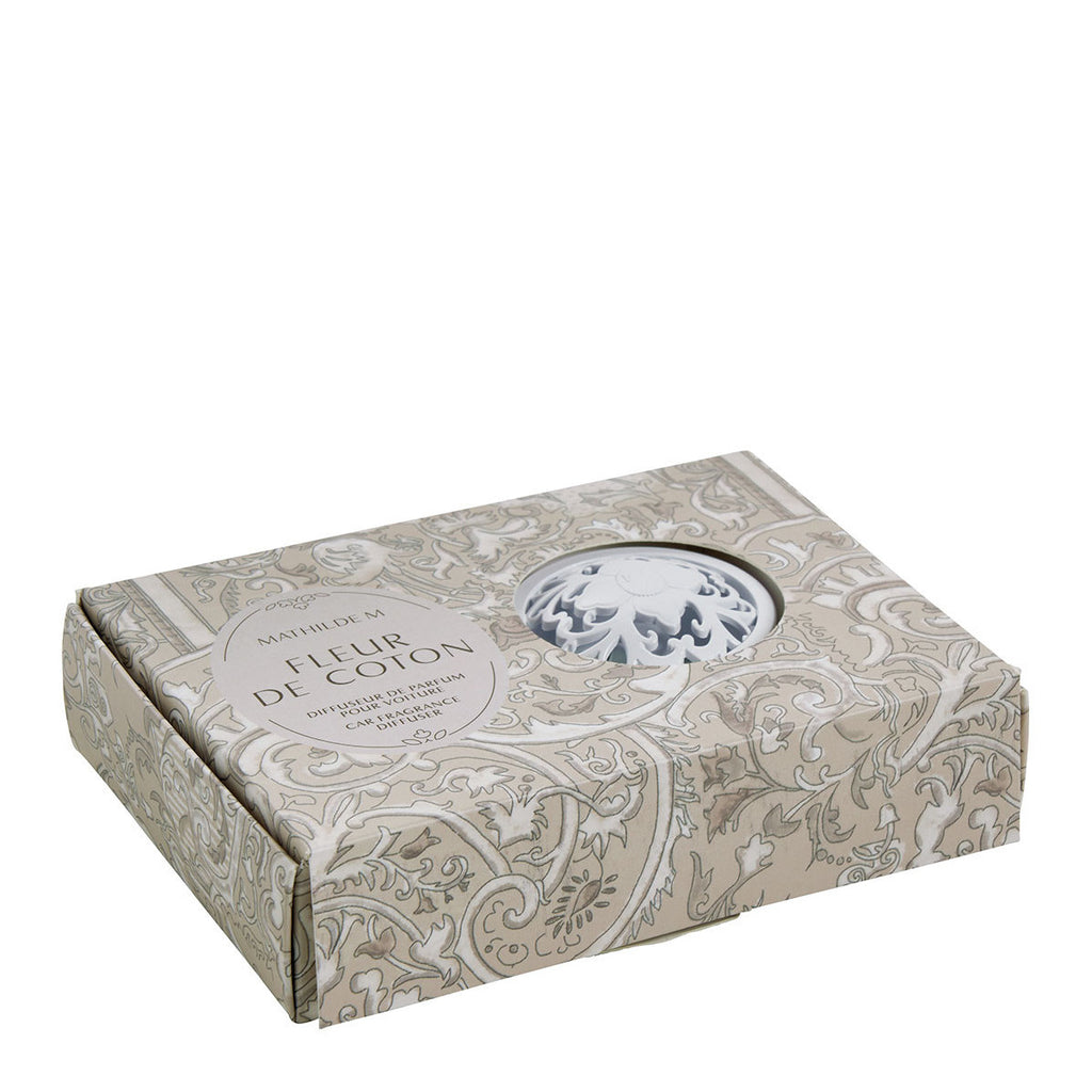 Fleur de Coton Car fragrance diffuser Escapades Parfumées
