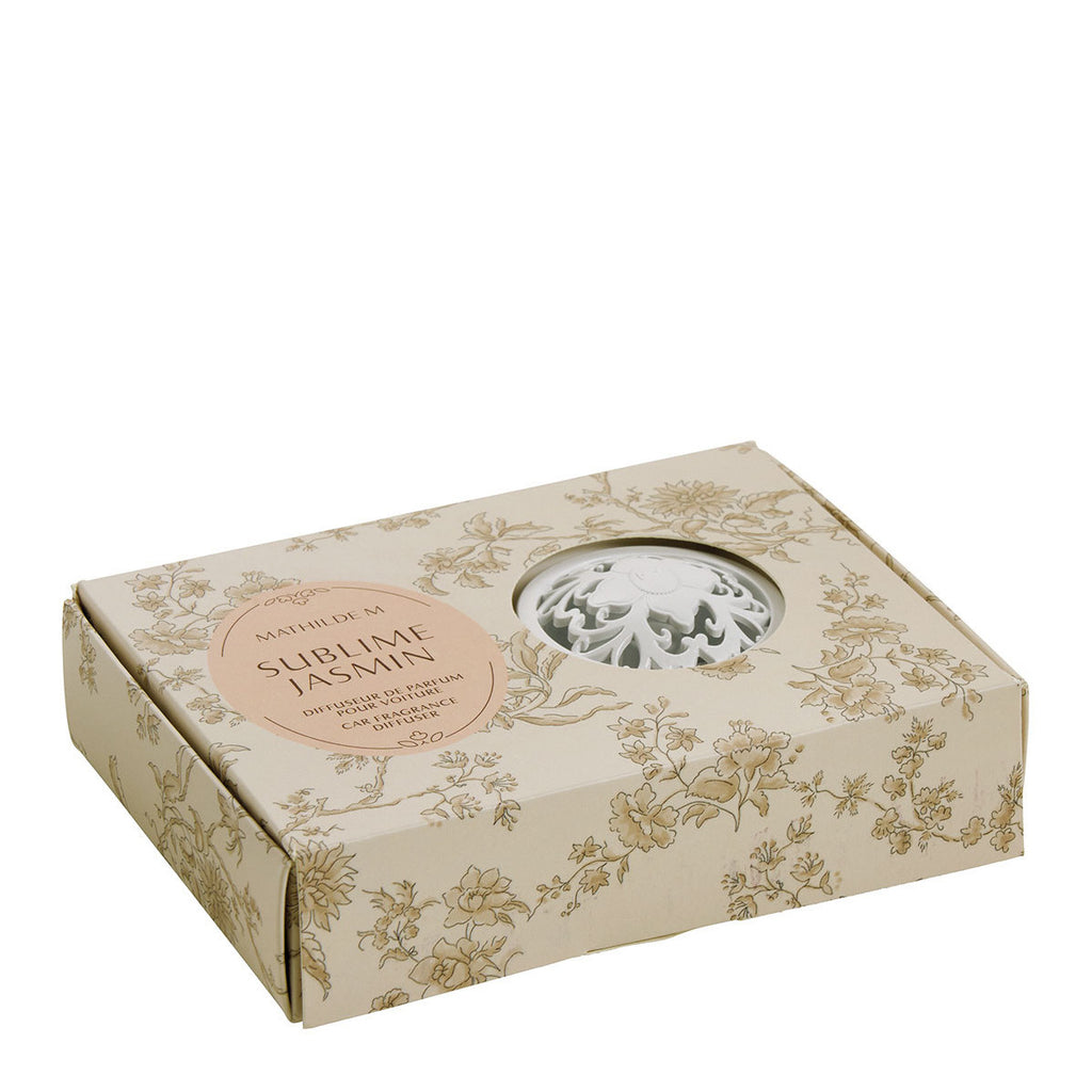 Sublime Jasmin Car fragrance diffuser Escapades Parfumées