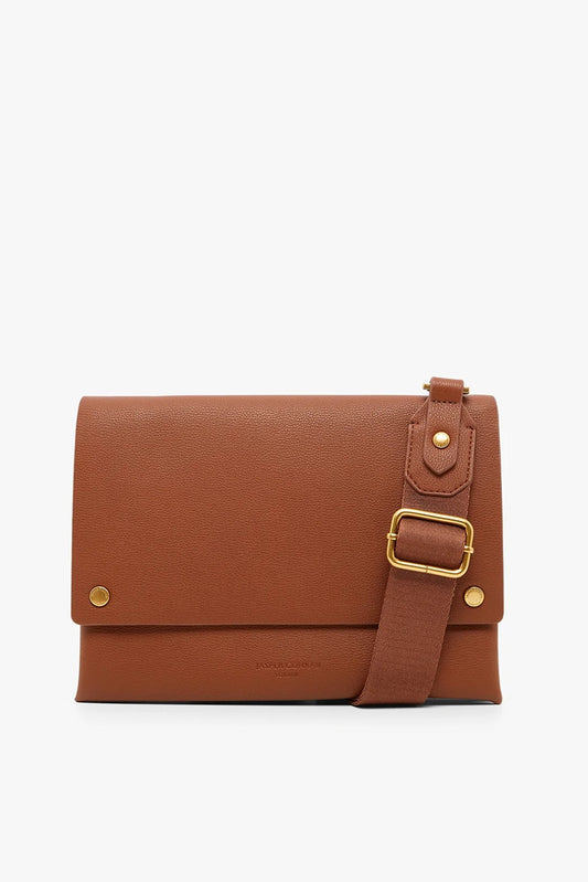 Jasper Conran "Dahlia" Three Section Cross Body in Tan