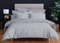 Linen Obsession "LO Opulent Embroidery" 500TC Egyptian Cotton Sateen in Silver