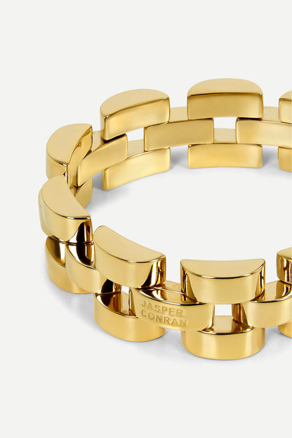 Jasper Conran "Greta" Watch Chain Bracelet in Gold