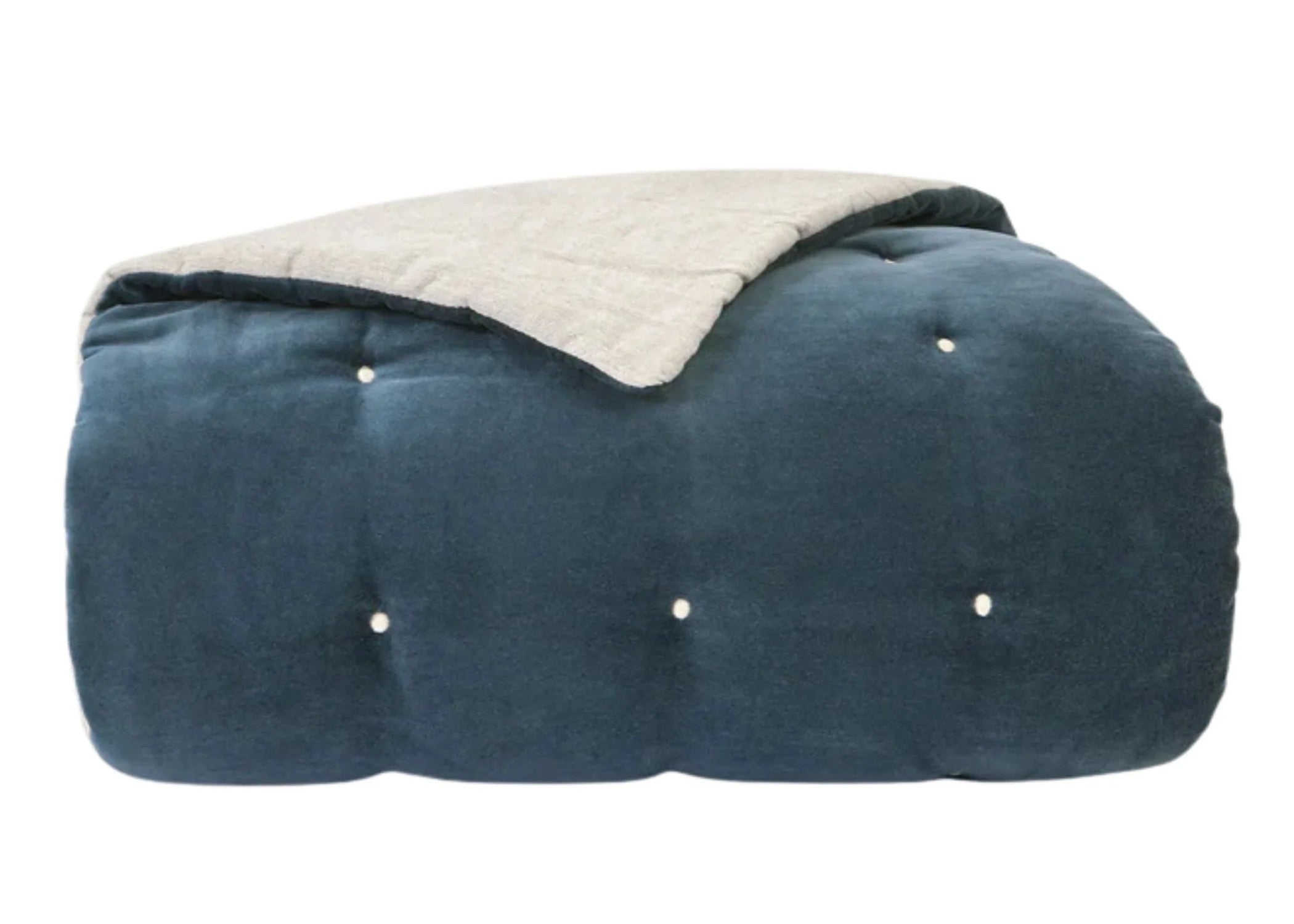 Christy "Jaipur" Throw in Ink Blue