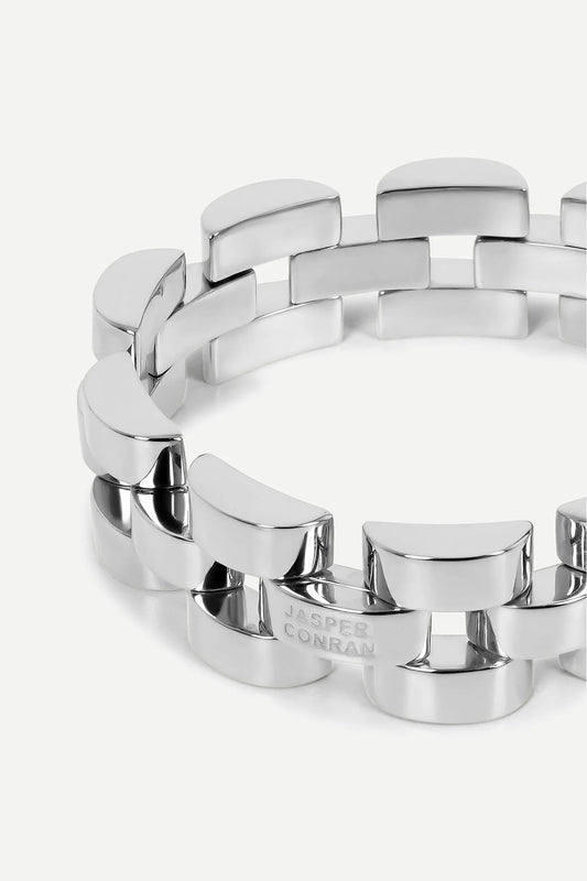 Jasper Conran "Greta" Watch Chain Bracelet in Silver