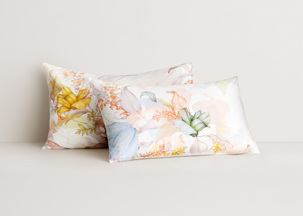 Treni Duvet Cover Set in White